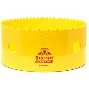 Starrett HSS Bi-Metal Hole Saw FCH0378 Fast Cut Extra Cobalt Hole Saw For Stainless Mild Sheet Wood Plastic Various Materials 98mm Starrett HSS Bi-Metal Hole Saw FCH0378 Fast Cut Extra Cobalt Hole Saw For Stainless Mild Sheet Wood Plastic Various Materials 98mm