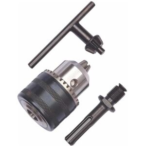DART Keyed Drill Chuck 1/2” x 20 UNF Suitable for 1.5mm to 13mm Bits Includes SDS+ Adaptor Black DART Keyed Drill Chuck 1/2” x 20 UNF Suitable for 1.5mm to 13mm Bits Includes SDS+ Adaptor Black