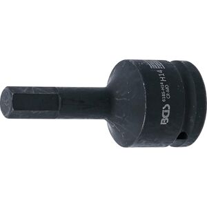 BGS DIY 6185-H14 Impact Bit Socket Length 100 mm 20 mm (3/4") Drive Internal Hexagon 14 mm BGS DIY 6185-H14 Impact Bit Socket Length 100 mm 20 mm (3/4") Drive Internal Hexagon 14 mm