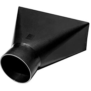POWERTEC 70151 Dust Hood Rectangular Shape, Funneled 4-Inch Fitting by 10-Inch Wide Attachment for Dust Collection POWERTEC 70151 Dust Hood Rectangular Shape, Funneled 4-Inch Fitting by 10-Inch Wide Attachment for Dust Collection