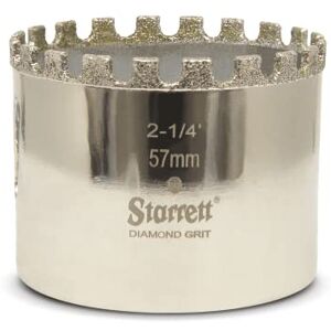 Starrett Diamond Grit Hole Saw D0214 Ceramic and Tile Drill Cutter For Brick Glass Marble Slate Stone Porcelain 57mm (2.1/4 inch) Starrett Diamond Grit Hole Saw D0214 Ceramic and Tile Drill Cutter For Brick Glass Marble Slate Stone Porcelain 57mm (2.1/4 inch)