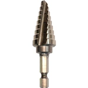 Makita 711493-A High Speed Steel Step Drill Bit, 1/4-to-3/4-Inch Makita 711493-A High Speed Steel Step Drill Bit, 1/4-to-3/4-Inch