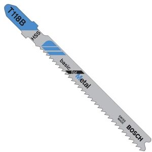 Bosch T118B100 100-Piece 3-5/8 In. 11-14 TPI Basic for Metal T-Shank Jig Saw Blades Bosch T118B100 100-Piece 3-5/8 In. 11-14 TPI Basic for Metal T-Shank Jig Saw Blades