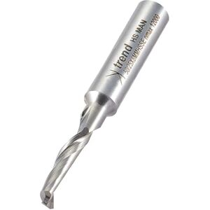 Trend Professional Helical Plunge Cutter, 8mm Shank, 5mm Cut Diameter & 18mm Cut Length, High Speed Steel, 50/25X8MMHSSE Trend Professional Helical Plunge Cutter, 8mm Shank, 5mm Cut Diameter & 18mm Cut Length, High Speed Steel, 50/25X8MMHSSE