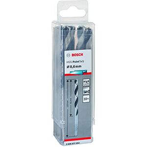 Bosch Professional 10-Piece PointTeQ HSS Twist Drill Bit (for Metal, 8.6 x 81 x 125 mm, Drill Driver Accessories) Bosch Professional 10-Piece PointTeQ HSS Twist Drill Bit (for Metal, 8.6 x 81 x 125 mm, Drill Driver Accessories)