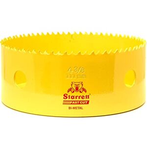 Starrett HSS Bi-Metal Hole Saw FCH0438 Fast Cut Extra Cobalt Hole Saw For Stainless Mild Sheet Wood Plastic Various Materials 111mm Starrett HSS Bi-Metal Hole Saw FCH0438 Fast Cut Extra Cobalt Hole Saw For Stainless Mild Sheet Wood Plastic Various Materials 111mm
