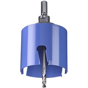 kwb Universal Hole Saw 75 mm Diameter Size, Extra Sharp Carbide Teeth, 8 mm Center Drill kwb Universal Hole Saw 75 mm Diameter Size, Extra Sharp Carbide Teeth, 8 mm Center Drill