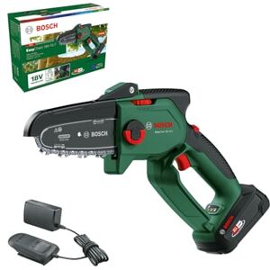 Bosch Mini Chain Saw EasyChain 18V-15-7 (for Cutting Through Wood; 18 Volt System; Chain Speed: 6.95m/s; with 2.5Ah Battery and Charger) Bosch Mini Chain Saw EasyChain 18V-15-7 (for Cutting Through Wood; 18 Volt System; Chain Speed: 6.95m/s; with 2.5Ah Battery and Charger)