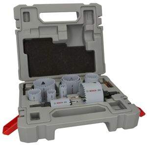 Bosch 17x PRO Multi Material Hole Saw Set Standard Adapters (for Softwood, Drywall, Diameter 19, 22, 25, 29, 35, 38, 44, 51, 57, 64, 76 mm, Professional Accessories Drill/Screwdriver) Bosch 17x PRO Multi Material Hole Saw Set Standard Adapters (for Softwood, Drywall, Diameter 19, 22, 25, 29, 35, 38, 44, 51, 57, 64, 76 mm, Professional Accessories Drill/Screwdriver)