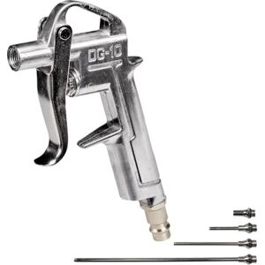 Einhell Original Blow Gun with 4 Nozzles (Compressor Accessories, 5 Piece Set, for 2-8 Bar, Includes 4 Nozzles: 20, 50, 95 and 220 mm) Einhell Original Blow Gun with 4 Nozzles (Compressor Accessories, 5 Piece Set, for 2-8 Bar, Includes 4 Nozzles: 20, 50, 95 and 220 mm)