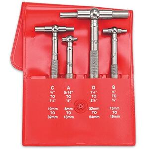 Starrett S579GZ Self Centring Telescoping Gauge With 2 Telescoping Arms Set, 5/16" 2-1/8" Range, 2-3/8" Handle Length (4 Pieces) Starrett S579GZ Self Centring Telescoping Gauge With 2 Telescoping Arms Set, 5/16" 2-1/8" Range, 2-3/8" Handle Length (4 Pieces)
