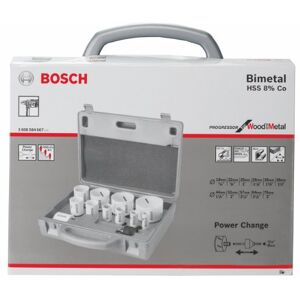 Bosch Professional 14 pcs. Hole Saw Progressor for Wood & Metal Universal Set (for Electricians, Ø 19-76 mm, Accessory Drill) Bosch Professional 14 pcs. Hole Saw Progressor for Wood & Metal Universal Set (for Electricians, Ø 19-76 mm, Accessory Drill)
