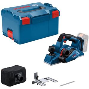 Bosch 18V System Cordless Planer GHO 18V-26 (brushless Motor, incl. Dust Bag, Parallel Guide, 1x Wood Razor Blade, L-BOXX) Bosch 18V System Cordless Planer GHO 18V-26 (brushless Motor, incl. Dust Bag, Parallel Guide, 1x Wood Razor Blade, L-BOXX)