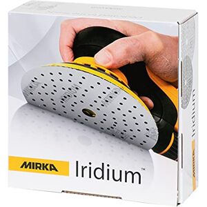 Mirka Iridium Premium Sandpaper Ø 150mm Hook & loop 121-Hole, Grit 1000, 50 pcs / For sanding of paint, putty, primer, wood, steel, mineral materials, plastic, glass fibre Mirka Iridium Premium Sandpaper Ø 150mm Hook & loop 121-Hole, Grit 1000, 50 pcs / For sanding of paint, putty, primer, wood, steel, mineral materials, plastic, glass fibre