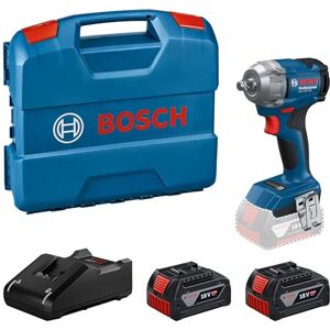 Bosch 18V System Cordless Impact Wrench GDS 18V-350 (kit with 2X GBA 5.0Ah Battery, GAL 1840, L-Case) Bosch 18V System Cordless Impact Wrench GDS 18V-350 (kit with 2X GBA 5.0Ah Battery, GAL 1840, L-Case)
