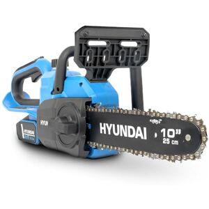 Hyundai 20V Cordless Chainsaw 25cm (10") Bar – 4.0Ah Li-Ion Battery & Charger, Up to 30-Min Runtime, Lightweight Pruning Saw for Logs & Branches Hyundai 20V Cordless Chainsaw 25cm (10") Bar – 4.0Ah Li-Ion Battery & Charger, Up to 30-Min Runtime, Lightweight Pruning Saw for Logs & Branches