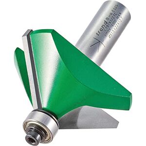 Trend CraftPro Chamfer Router Cutter Bit, 1/2 Inch Shank, 51mm Cut Diameter & 45 Degree V Groove, Tungsten Carbide Tipped, C197X1/2TC, Silver Trend CraftPro Chamfer Router Cutter Bit, 1/2 Inch Shank, 51mm Cut Diameter & 45 Degree V Groove, Tungsten Carbide Tipped, C197X1/2TC, Silver