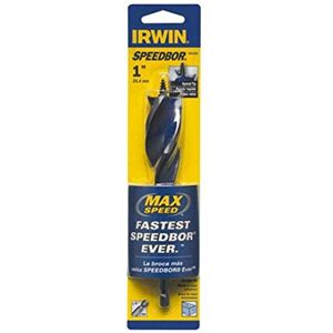 IRWIN SPEEDBOR Tri Flute Wood Drill Bit 1" X 6"(3041007) IRWIN SPEEDBOR Tri Flute Wood Drill Bit 1" X 6"(3041007)