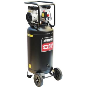 SIP Airmate Vertical Air Compressor Low Noise Oil-Free Direct Drive, 100L 3hp 116psi 8 Bar 13.6CFM SIP Airmate Vertical Air Compressor Low Noise Oil-Free Direct Drive, 100L 3hp 116psi 8 Bar 13.6CFM