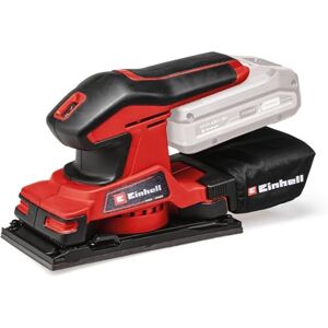 Einhell Cordless 1/3 Sheet Orbital Sander 18V Power X-Change, Electric Sander for Wood, Plaster and Metal, Includes 1 x Sanding Sheet. with Dust Collection, Without Battery TE-OS 18/187 Li Solo Einhell Cordless 1/3 Sheet Orbital Sander 18V Power X-Change, Electric Sander for Wood, Plaster and Metal, Includes 1 x Sanding Sheet. with Dust Collection, Without Battery TE-OS 18/187 Li Solo