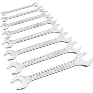 Hazet 450N/8RS Hexagon Profile Double Open-End Wrench Set Chrome-Plated Hazet 450N/8RS Hexagon Profile Double Open-End Wrench Set Chrome-Plated