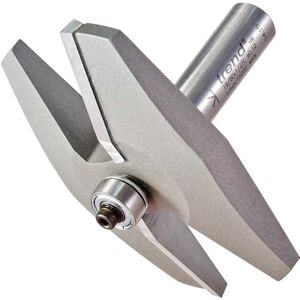 Trend Professional Large Bevel Panel Raiser Bearing Guided Router Cutter Bit, 1/2 Inch Shank, 86mm Cut Diameter, 12.7mm Cut Length, 15-degree Bevel Angle, 18/80X1/2TC Trend Professional Large Bevel Panel Raiser Bearing Guided Router Cutter Bit, 1/2 Inch Shank, 86mm Cut Diameter, 12.7mm Cut Length, 15-degree Bevel Angle, 18/80X1/2TC