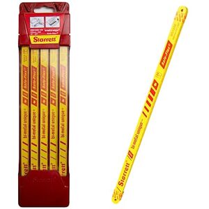 Starrett Bi-Metal Hacksaw Blades KBS1232-100 Unique Safe-Flex HSS Hand Saw 300mm 32 TPI Cutting Edge For Non-ferrous Metals, Stainless Steel, Pipes, Plastics 100 Pack Starrett Bi-Metal Hacksaw Blades KBS1232-100 Unique Safe-Flex HSS Hand Saw 300mm 32 TPI Cutting Edge For Non-ferrous Metals, Stainless Steel, Pipes, Plastics 100 Pack