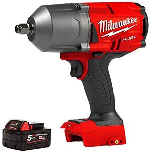 Milwaukee M18FMTIW2P12 18V Fuel Brushless 1/2" Impact Wrench with 1 x 5.0Ah Battery Milwaukee M18FMTIW2P12 18V Fuel Brushless 1/2" Impact Wrench with 1 x 5.0Ah Battery