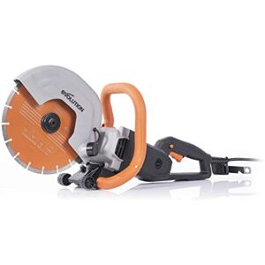Evolution Power Tools 010-0002 Evolution R255DCT 255mm Concrete Saw-No Gas, 102.5mm Cut, Incl Premium Diamond Blade, 110V, 110V-Site Use Evolution Power Tools 010-0002 Evolution R255DCT 255mm Concrete Saw-No Gas, 102.5mm Cut, Incl Premium Diamond Blade, 110V, 110V-Site Use