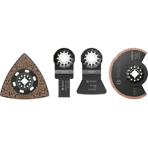 Bosch 4X Tiling Set (for Mortar, Glue, 134 x 104 mm, Professional Accessory Multicutters) Bosch 4X Tiling Set (for Mortar, Glue, 134 x 104 mm, Professional Accessory Multicutters)