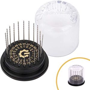 Gyros ® HSS Wire Gauge Mini Twist Drill Bit Set Includes 20 Micro High-Speed Steel Bit Sizes #60 to #80 with Convenient Clear Dome Storage Case (45-22010) Gyros ® HSS Wire Gauge Mini Twist Drill Bit Set Includes 20 Micro High-Speed Steel Bit Sizes #60 to #80 with Convenient Clear Dome Storage Case (45-22010)
