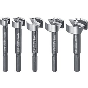 kwb 706300 AKKU-TOP Forstner Drill Set Speed Drill Set for Woodworking, DIN 7483 G (Suitable for All lathes and Impact Drills) kwb 706300 AKKU-TOP Forstner Drill Set Speed Drill Set for Woodworking, DIN 7483 G (Suitable for All lathes and Impact Drills)