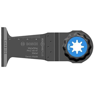 Bosch Professional 2609256F10 Metal Plunge Blade Max PAIZ 45 AT Starlock Accessories, Black Bosch Professional 2609256F10 Metal Plunge Blade Max PAIZ 45 AT Starlock Accessories, Black