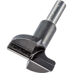 Trend Hinge Sinking Pillar Drill Machine Bit for Recessing Circular Hinges, 35mm Diameter, T420/35X8MMTC Trend Hinge Sinking Pillar Drill Machine Bit for Recessing Circular Hinges, 35mm Diameter, T420/35X8MMTC