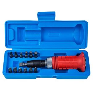 Blue Spot Tools 12064 Impact Driver in Case, Red, Set of 13 Piece Blue Spot Tools 12064 Impact Driver in Case, Red, Set of 13 Piece