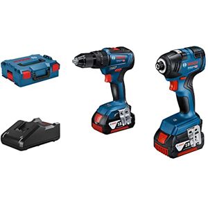 Bosch 18V System Cordless Combi Kit: GSB 18V-55 + GDR 18V-200 (including 2x 3.0Ah battery, charger GAL 18 V-20, L-BOXX) Amazon Exclusive Set Bosch 18V System Cordless Combi Kit: GSB 18V-55 + GDR 18V-200 (including 2x 3.0Ah battery, charger GAL 18 V-20, L-BOXX) Amazon Exclusive Set