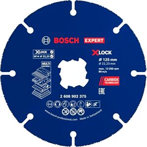 Bosch 1x Expert Carbide Multi Wheel Cutting Disc, X-Lock (for Hardwood, Wood with Nails, Ø 125 mm, Professional Accessory Small Angle Grinder) Bosch 1x Expert Carbide Multi Wheel Cutting Disc, X-Lock (for Hardwood, Wood with Nails, Ø 125 mm, Professional Accessory Small Angle Grinder)