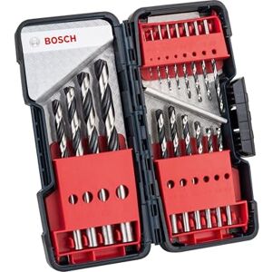 Bosch Professional 18pcs. HSS Twist Drill Bit PointTeQ (for Metal, in ToughBox, Ø 1-10 mm, Accessory Drill) Bosch Professional 18pcs. HSS Twist Drill Bit PointTeQ (for Metal, in ToughBox, Ø 1-10 mm, Accessory Drill)