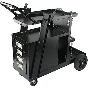 VEVOR Welding Cart, Black, Normal VEVOR Welding Cart, Black, Normal