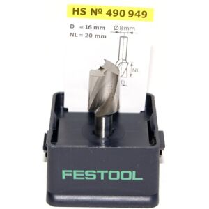 Festool Fresa helicoidal HW para ranurar HS SPI S8 D16/20 Festool Fresa helicoidal HW para ranurar HS SPI S8 D16/20