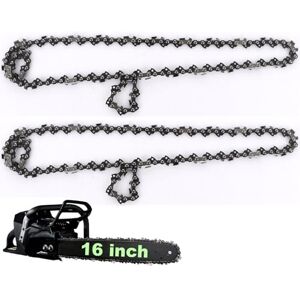 ASelected 2 Pack Chainsaw Chain for 16 Inch,40 cm Bar,57 Drive Links,Steel Chainsaw Chain Replacement Chain Blade Chain for Tree Trimming Wood Branch Cutting Mini Chainsaws ASelected 2 Pack Chainsaw Chain for 16 Inch,40 cm Bar,57 Drive Links,Steel Chainsaw Chain Replacement Chain Blade Chain for Tree Trimming Wood Branch Cutting Mini Chainsaws