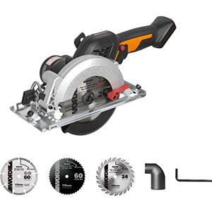 WORX Nitro 18V(20V MAX) 120mm Cordless Circular Saw, Brushless, PowerShare, 0-46°, 41mm Cutting Depth, Portable and Compact, 3pcs Cutting Blades, WX531.9 WORX Nitro 18V(20V MAX) 120mm Cordless Circular Saw, Brushless, PowerShare, 0-46°, 41mm Cutting Depth, Portable and Compact, 3pcs Cutting Blades, WX531.9