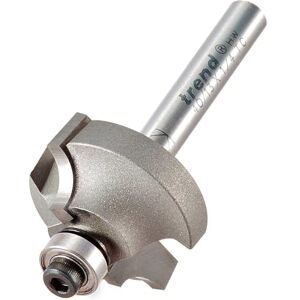 Trend Professional Bearing Guided Ovolo Router Cutter, 6.3mm Radius, 3.2mm Step, 1/4 Inch Shank, Two Alternative Bearings, Tungsten Carbide Tipped, 40/13X1/4TC Trend Professional Bearing Guided Ovolo Router Cutter, 6.3mm Radius, 3.2mm Step, 1/4 Inch Shank, Two Alternative Bearings, Tungsten Carbide Tipped, 40/13X1/4TC