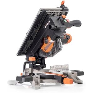 Evolution Power Tools R210MTS-G2 Convertible Mitre/Table Saw, Compact Multi-Function & Multi-Material Cutting, -47˚ Bevel & +/- 45˚ Mitre Angle, TCT Blade Included Cuts Wood, Plastic, Metal, 210mm Evolution Power Tools R210MTS-G2 Convertible Mitre/Table Saw, Compact Multi-Function & Multi-Material Cutting, -47˚ Bevel & +/- 45˚ Mitre Angle, TCT Blade Included Cuts Wood, Plastic, Metal, 210mm