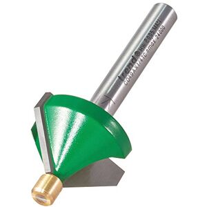 Trend CraftPro Chamfer Pin Guided Bevel Router Cutter Bit, 1/4 Inch Shank, 25.5mm Cut Diameter & 45 Degree V Groove, Tungsten Carbide Tipped, C049AX1/4TC Trend CraftPro Chamfer Pin Guided Bevel Router Cutter Bit, 1/4 Inch Shank, 25.5mm Cut Diameter & 45 Degree V Groove, Tungsten Carbide Tipped, C049AX1/4TC