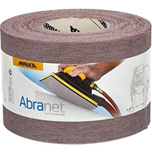 Mirka Abranet net abrasive roll 115 mm x 25 m Grip/grit P180 / 1 roll/for sanding wood, filler, varnish, plastic / 5454400118 Mirka Abranet net abrasive roll 115 mm x 25 m Grip/grit P180 / 1 roll/for sanding wood, filler, varnish, plastic / 5454400118