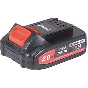 Trend T18S 18V 2Ah Slimline Battery Compatible with the T18S Cordless Range, TXLI, Black, T18S/BA2A Trend T18S 18V 2Ah Slimline Battery Compatible with the T18S Cordless Range, TXLI, Black, T18S/BA2A