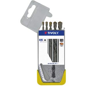 Tivoly 10900270033 Clipster B22 Set of 5 Extra Beton Drills, Containing Ø4-5-6-8-10mm Tivoly 10900270033 Clipster B22 Set of 5 Extra Beton Drills, Containing Ø4-5-6-8-10mm