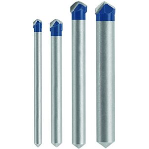Bosch NS2000 4-Piece Carbide Tipped Natural Stone Tile Bits Assorted Set for Drilling Natural Stone, Granite, Slate, Ceramic and Glass Tiles, Easy Application with No Water Required Bosch NS2000 4-Piece Carbide Tipped Natural Stone Tile Bits Assorted Set for Drilling Natural Stone, Granite, Slate, Ceramic and Glass Tiles, Easy Application with No Water Required
