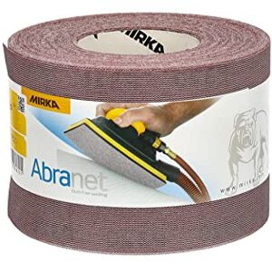 Mirka Abranet net abrasive roll 115 mm x 25 m Grip/grit P320 / 1 roll/for sanding wood, filler, varnish, plastic / 5454400132 Mirka Abranet net abrasive roll 115 mm x 25 m Grip/grit P320 / 1 roll/for sanding wood, filler, varnish, plastic / 5454400132